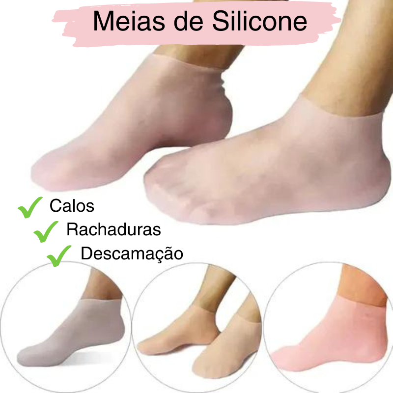 Meias de Silicone Hidratantes Concep Soft ✅